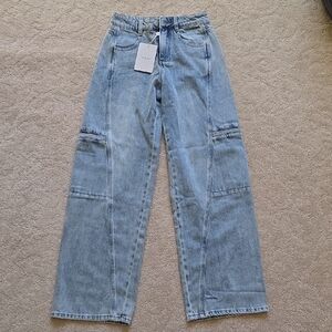 NWT Bohme Light Blue Straight Leg Jeans